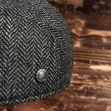 Three-Stroke Modern Cap - Herringbone