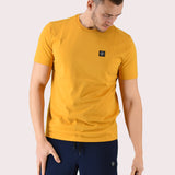 Three-Stroke Minimum T-Shirt - Mustard