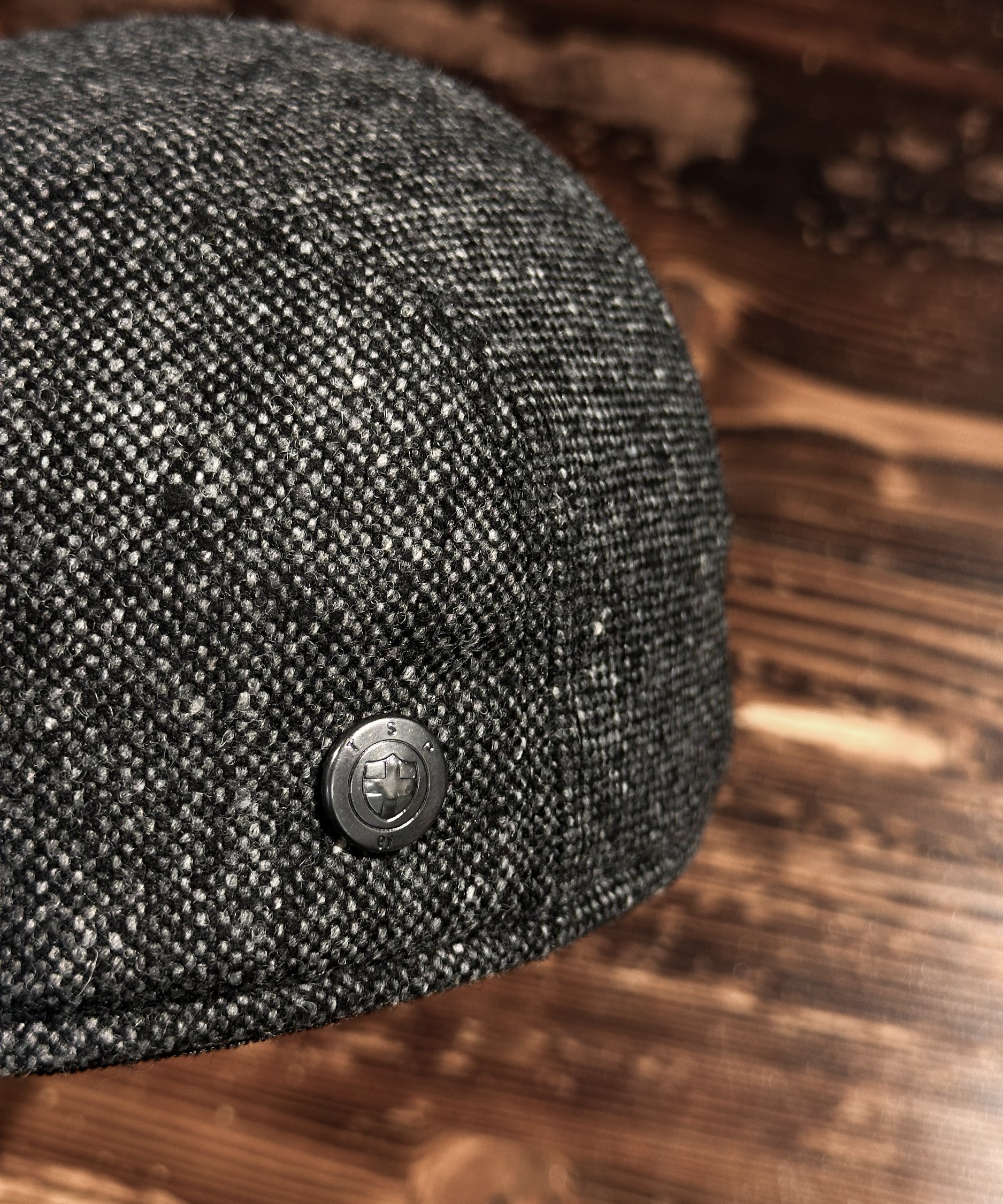 Three-Stroke Modern Cap - Grey Marl