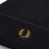 Fred Perry Classic Wool Beanie - Black