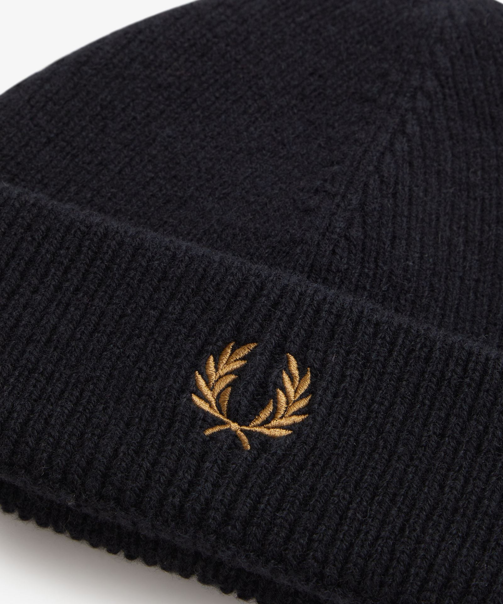 Fred Perry Classic Wool Beanie - Black