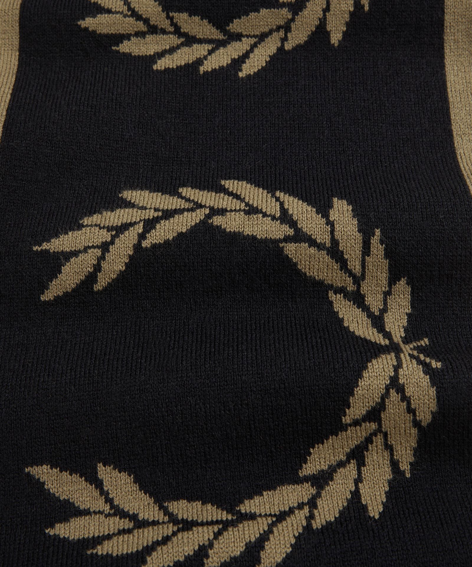 Fred Perry Laurel Jacquard Scarf - Black