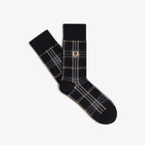 Fred Perry Tartan Socks - Black/Champagne