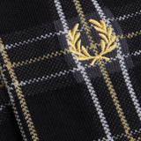 Fred Perry Tartan Socks - Black/Champagne