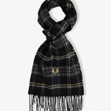Fred Perry Lambswool Scarf - Black/Champagne