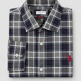 U.S. Polo Assn. Luan Tartan Shirt - Grey/Navy