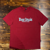 Three-Stroke The Classic T-Shirt - Claret