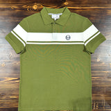 Sergio Tacchini Young Line Polo Shirt - Sphagnum/Gardenia