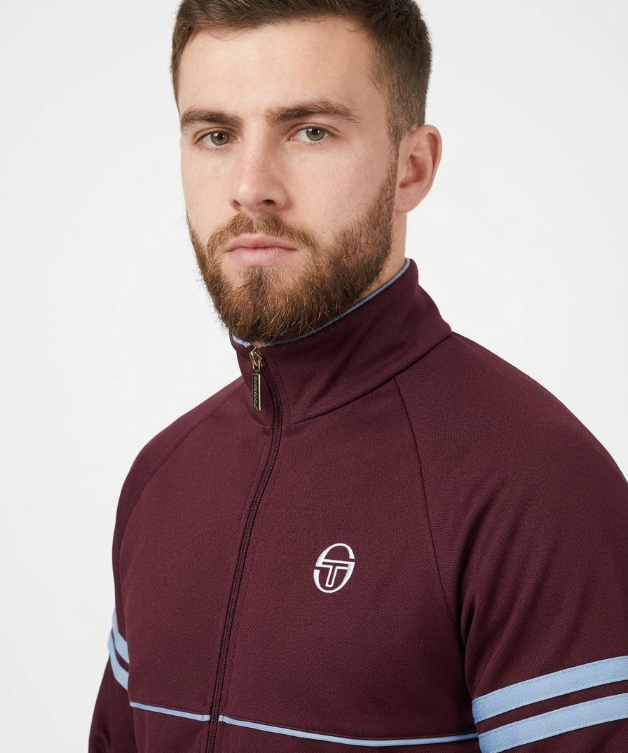 Sergio Tacchini Orion Track Top - Fig/Country Blue
