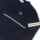 Sergio Tacchini Orion Knitted Jumper - Maritime Blue/Gardenia