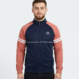 Sergio Tacchini Orion Track Top - Maritime Blue/Light Mahogany/White