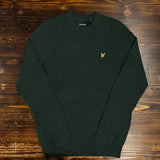Lyle & Scott Cotton Merino Crew Neck Jumper - Dark Green