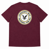 Lyle & Scott Football for All T-Shirt - Burgundy