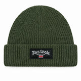 Three-Stroke Angler Beanie - Army Green