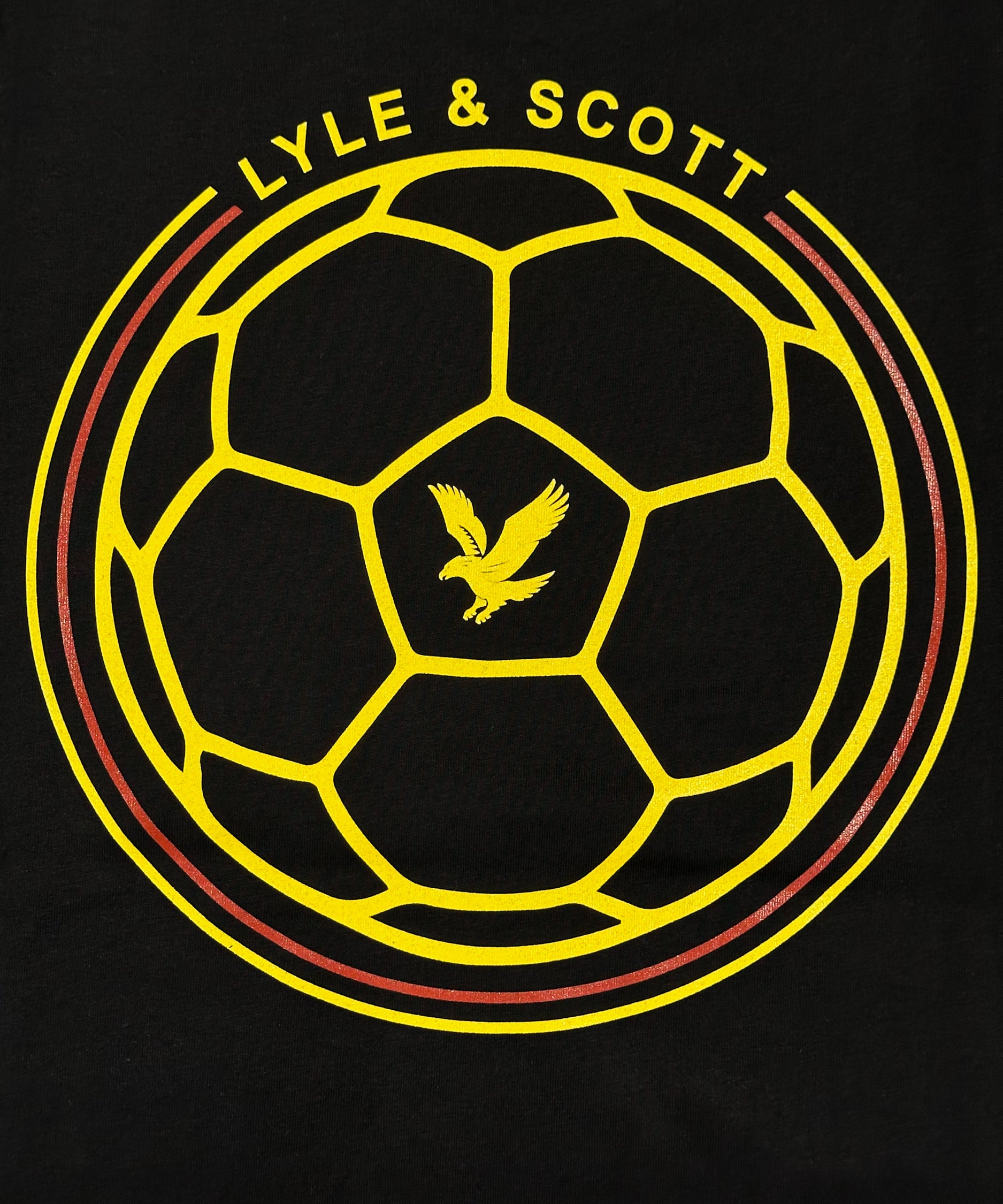 Lyle & Scott Football T-Shirt - Black