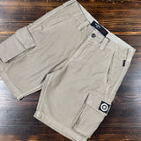 Three-Stroke Combat Shorts - Stone