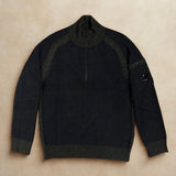 C.P. Company Polo Collar Fleece Knit - Capers