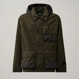 C.P. Company Wool-HT Mille Jacket - Ivy Green