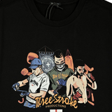 Three-Stroke Fight Club T-Shirt - Black