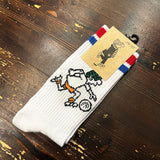 Andy Capp Socks - Red/Royal Blue