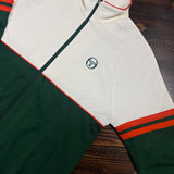 Sergio Tacchini Orion Track Top - Gardenia/Eden/Tangerine Tango