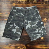 Three-Stroke Combat Camo Cargo Shorts - Urban