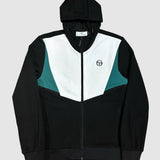 Sergio Tacchini Orizzonte Hoodie - Black/Mediterranea