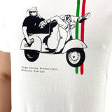 Three-Stroke Scooter Boy T-Shirt - White