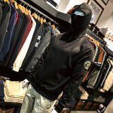 Three-Stroke x MU Archive Ninja Hooded Sweatshirt - Black