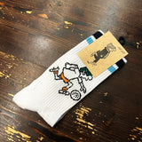 Andy Capp Socks - Navy/Sky