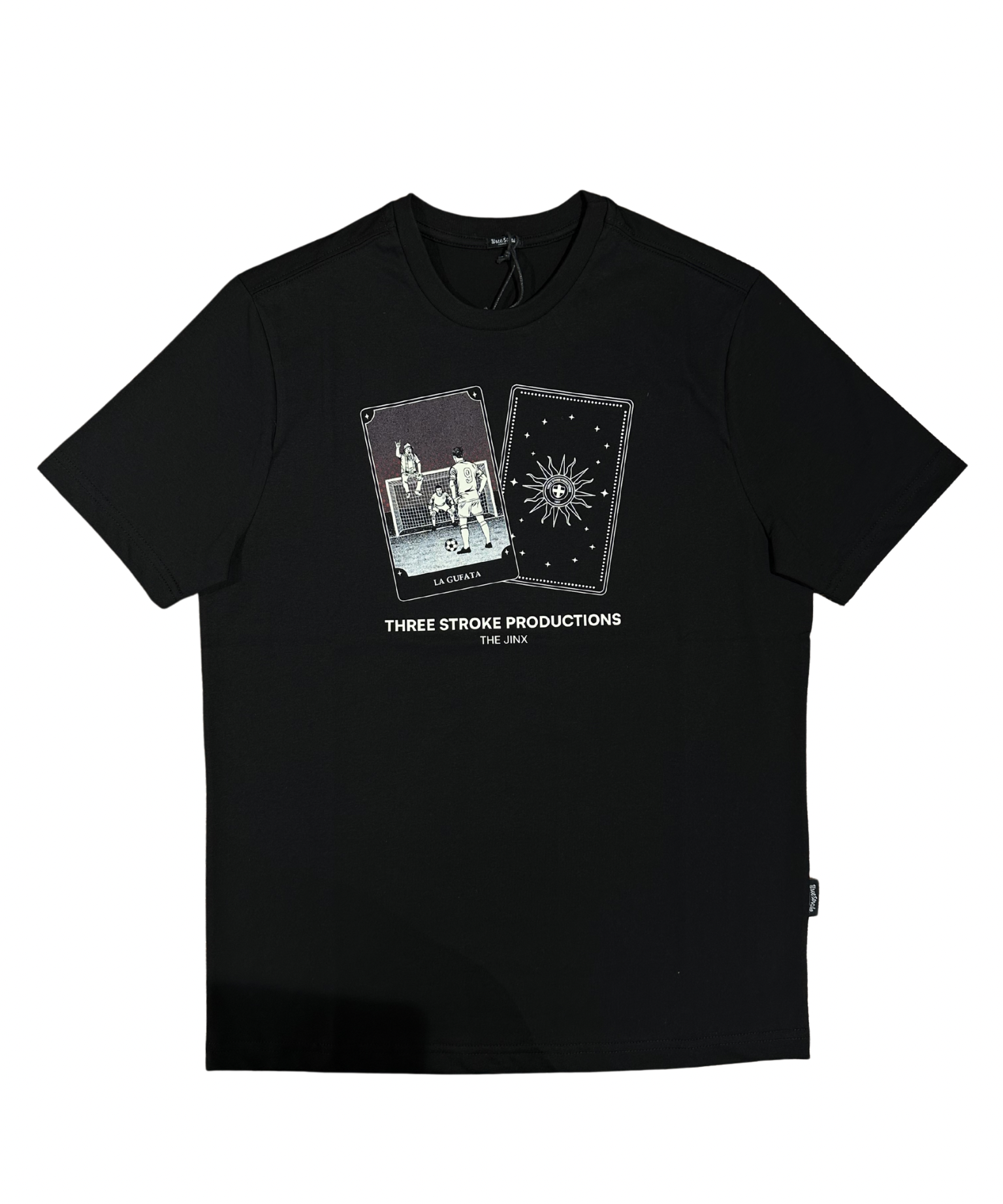 Three-Stroke The Jinx T-Shirt - Black