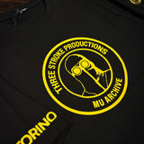 TSP x MU Archive "TORINO" T-Shirt - Black
