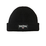 Three-Stroke Angler Beanie - Black