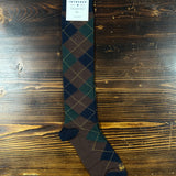 In The Box Argyle Socks - Marrone/Blu