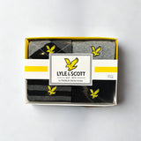Lyle & Scott Abraham 4 Pack Socks - Argyle/Peacoat/Stripe/Grey Marl