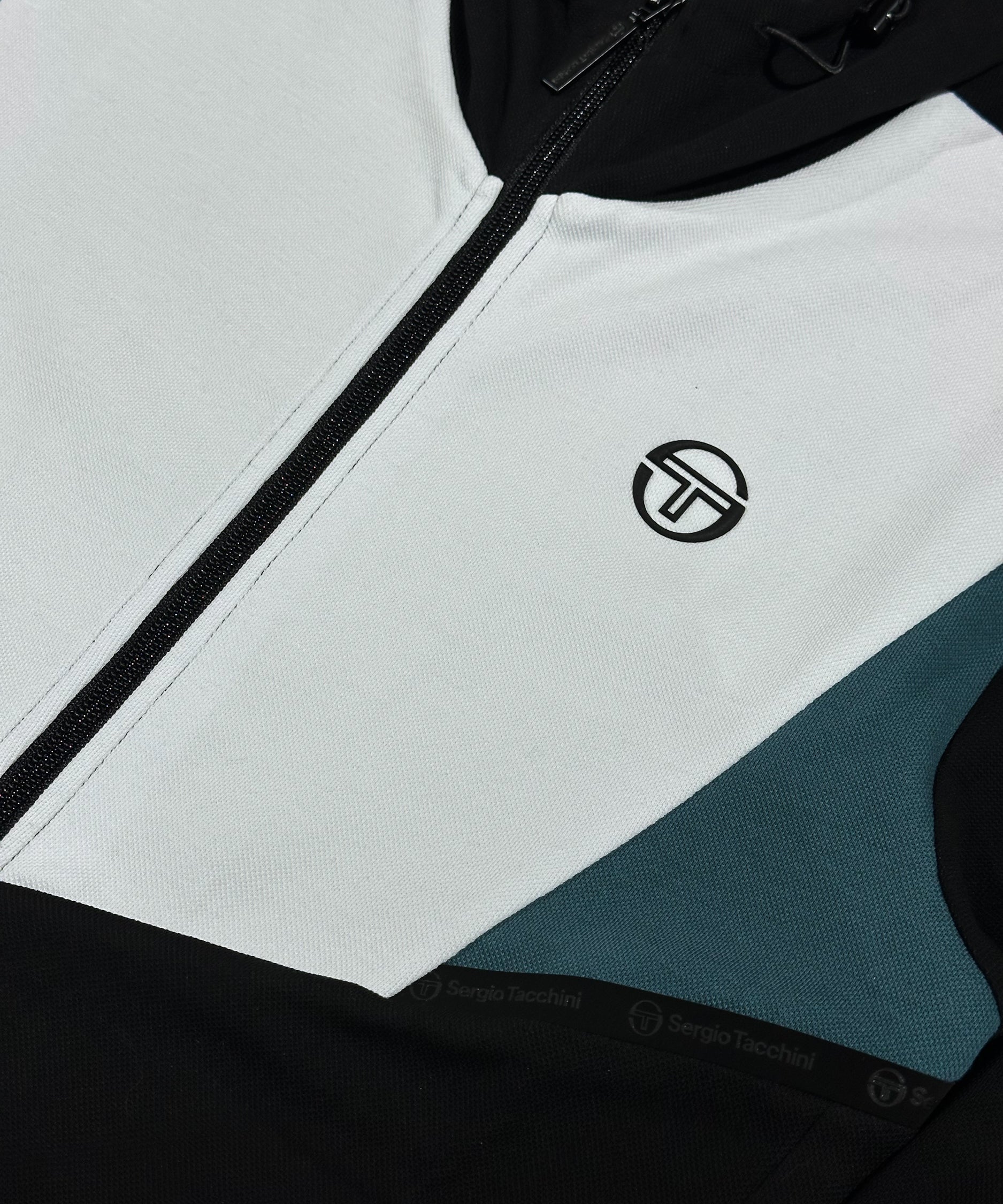Sergio Tacchini Orizzonte Hoodie - Black/Mediterranea