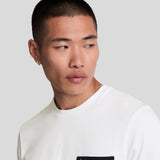 Lyle & Scott Contrast Pocket T-Shirt - White/Black