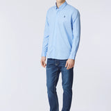 U.S. Polo Assn. Camicia in Popeline di Cotone - Sky