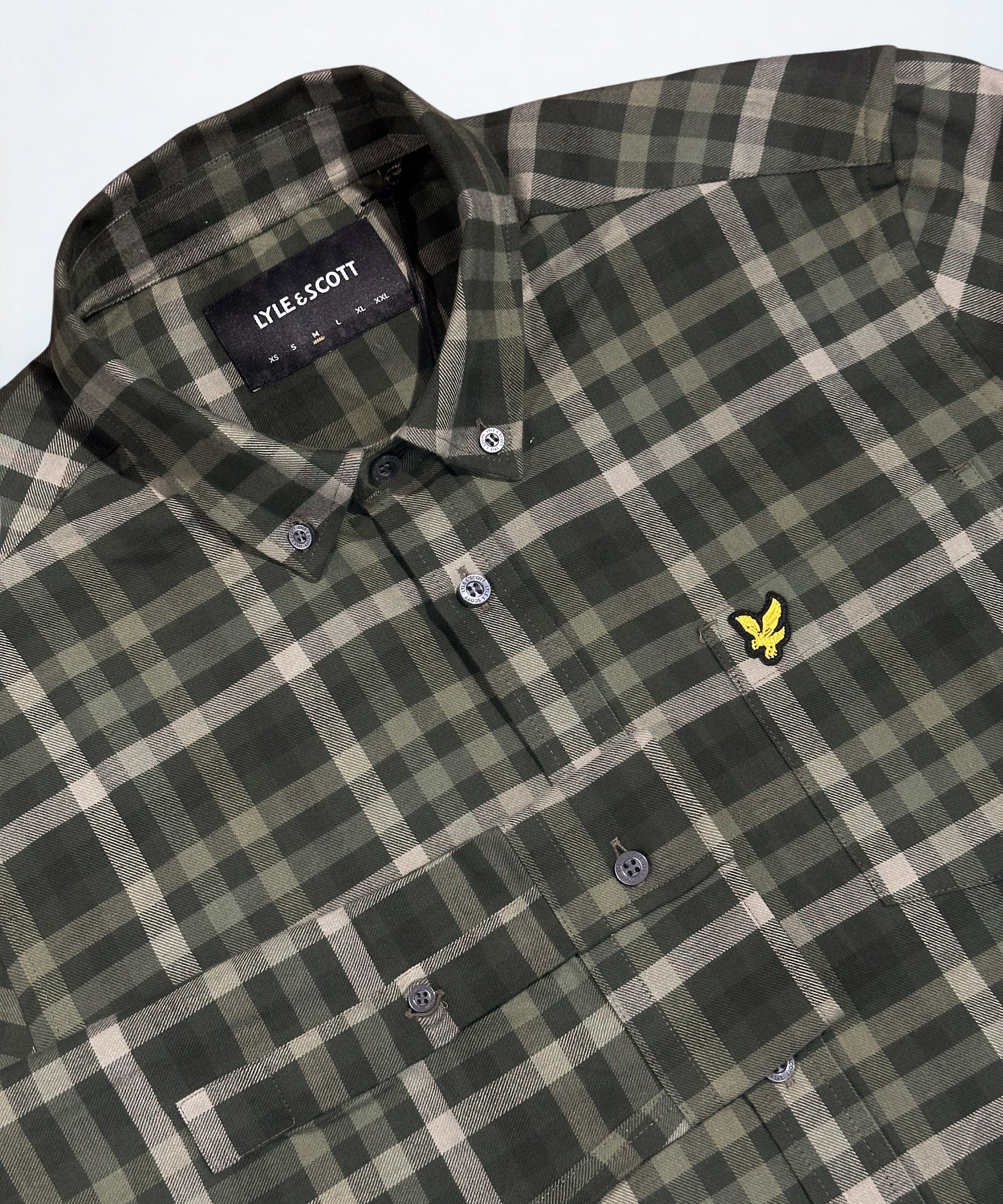 Lyle & Scott Tonal Check Shirt - Deep Depths