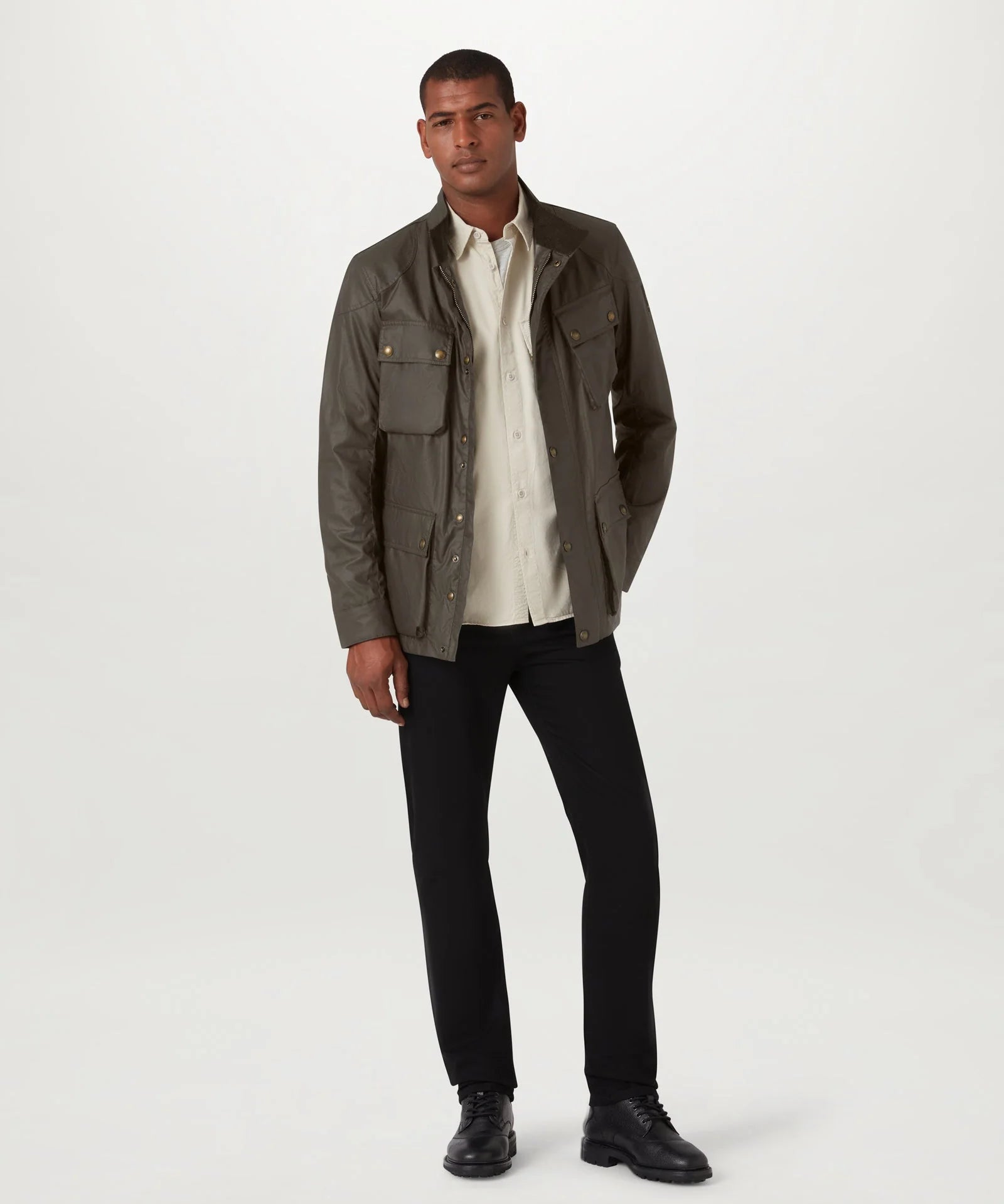 BELSTAFF Fieldmaster Waxed Jacket - Faded Olive