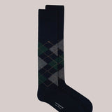 IN THE BOX Argyle Socks - Blue/Dark Green