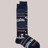 IN THE BOX Snoopy Christmas Stripes - Blue