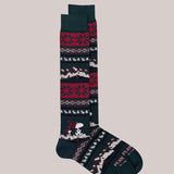 IN THE BOX Snoopy Christmas Stripes - Dark Green