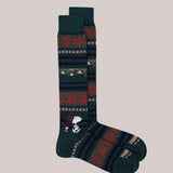 In The Box Snoopy Christmas Socks - Verde Scuro