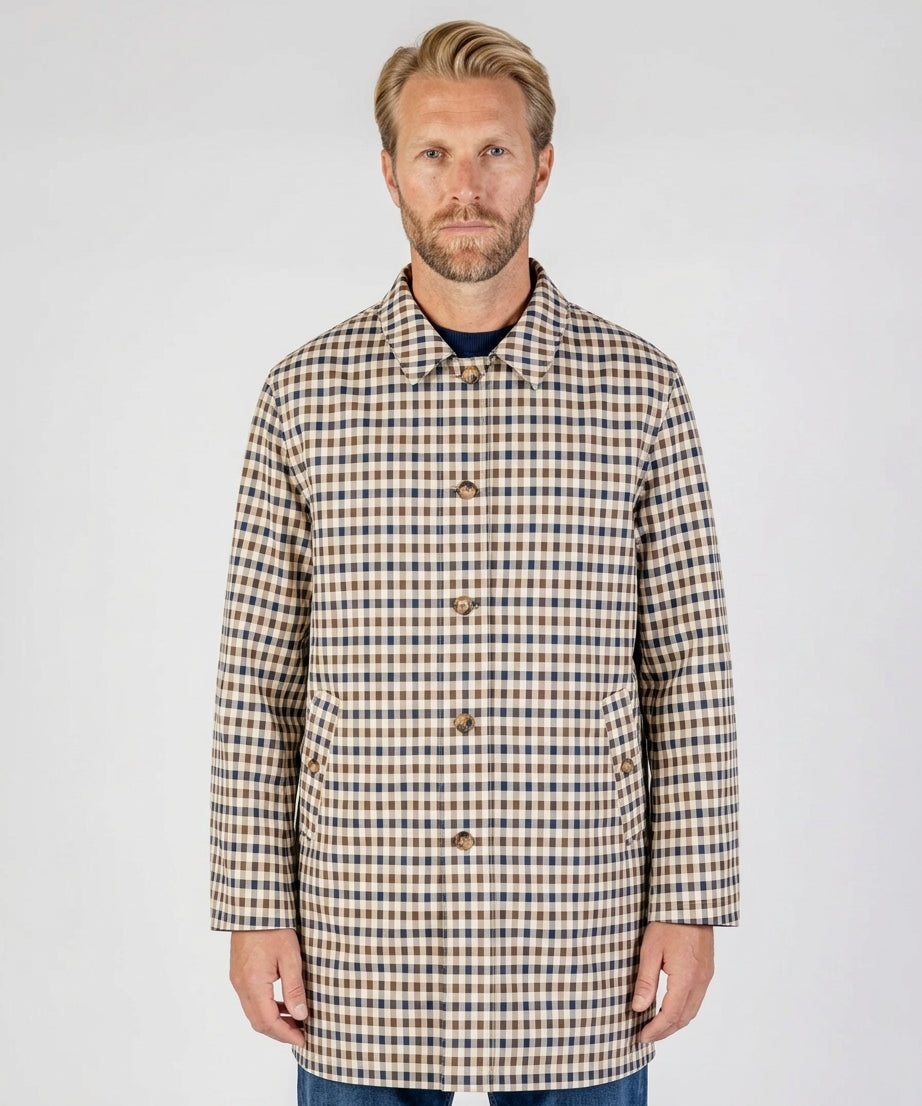 Aquascutum Active Reversible Trench - Navy