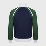 Sergio Tacchini Ghibli Piquet Track Top - Navy/Pine Needle