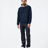 Weekend Offender Bayswater Check Hoodie - Navy