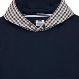 Weekend Offender Bayswater Check Hoodie - Navy