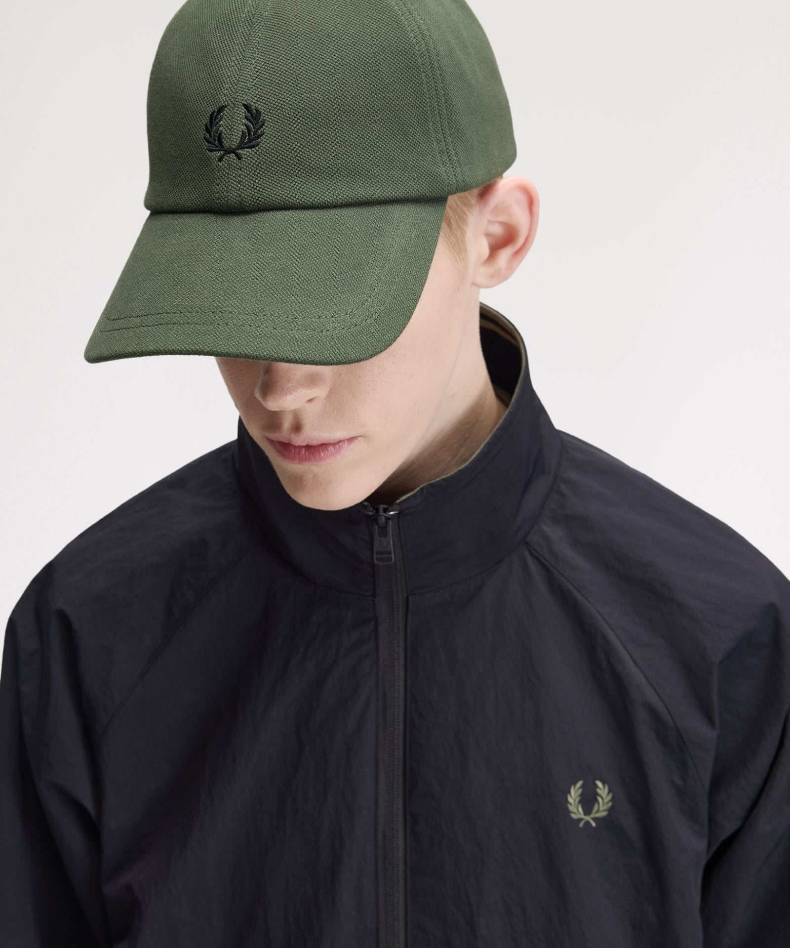 Fred Perry Pique Classic Cap - LW Green