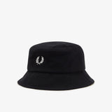 Fred Perry Pique Bucket Hat - Black